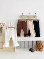 Calça Infantil Feminina Quentinha Barrinha de Tule