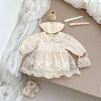 Vestido Infantil Rendado Floral
