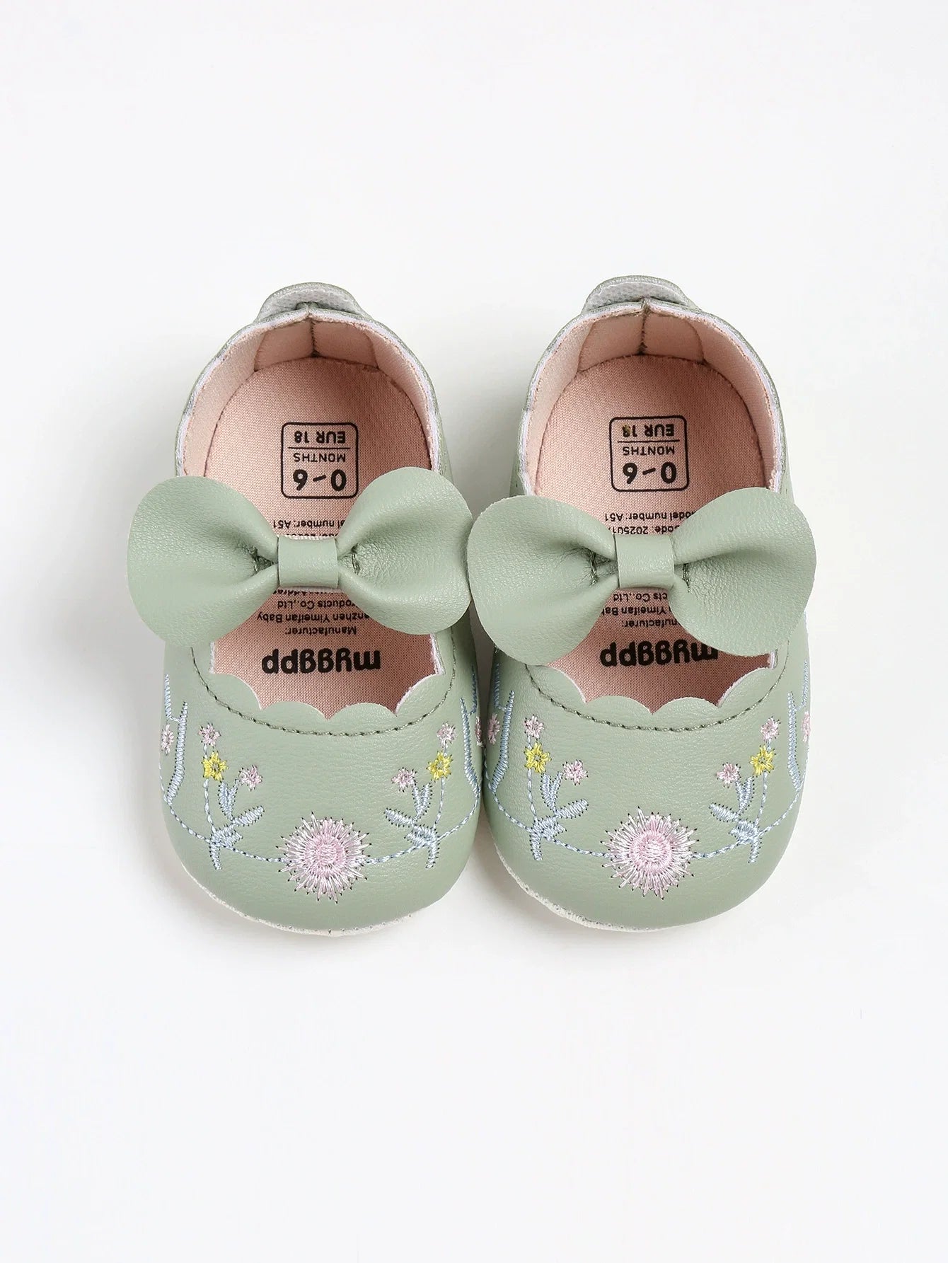 Sapato Infantil Floral Lacinho