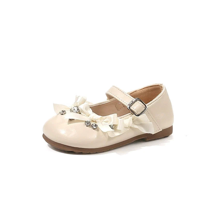 Sapato Infantil Feminino Lacinho e Pedras