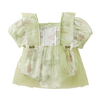 Body Infantil Verde Borboletinhas