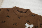 Conjunto Infantil de Tricô Lacinhos