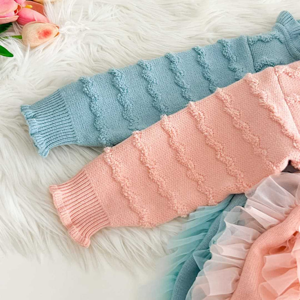 Vestido Infantil Tricô Babadinhos