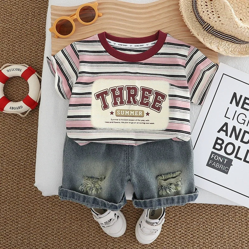 Conjunto Infantil Masculino Lístras THREE