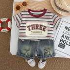 Conjunto Infantil Masculino Lístras THREE