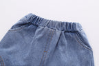 Conjunto Infantil Masculino 3 Peças com Colete de Tricô