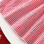 Vestido Infantil Xadrez Natal