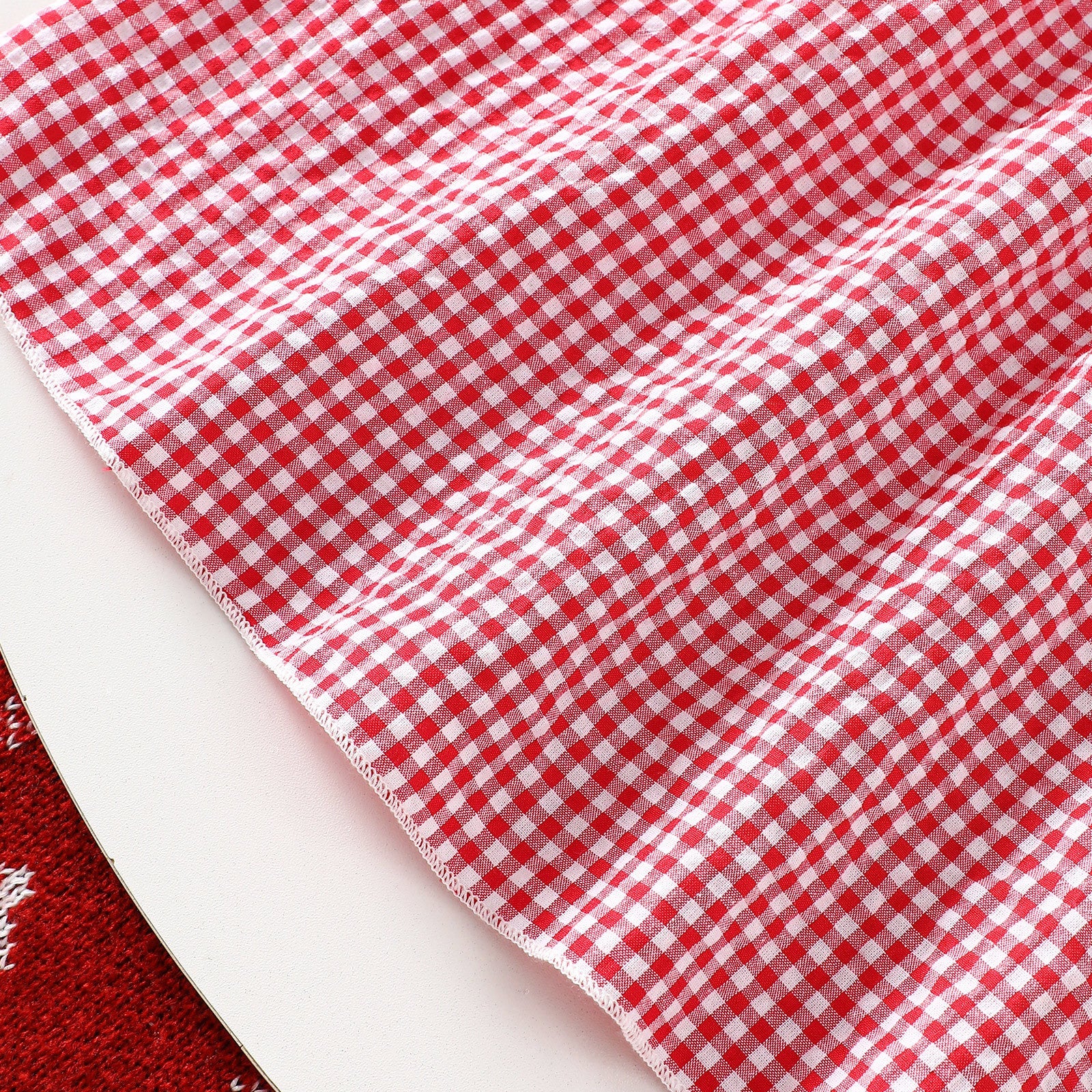 Vestido Infantil Xadrez Natal