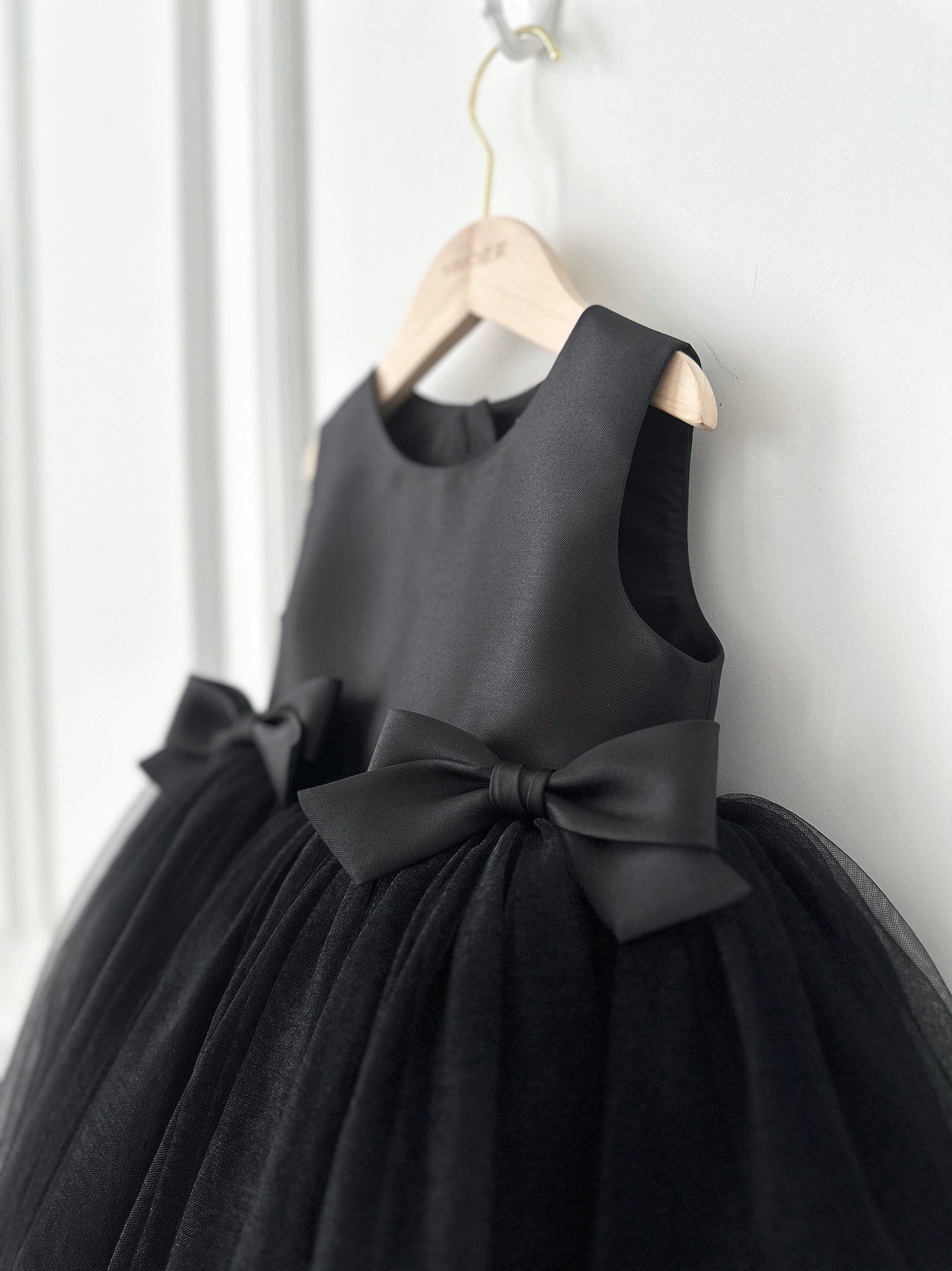 Vestido Infantil Cetim Lacinho