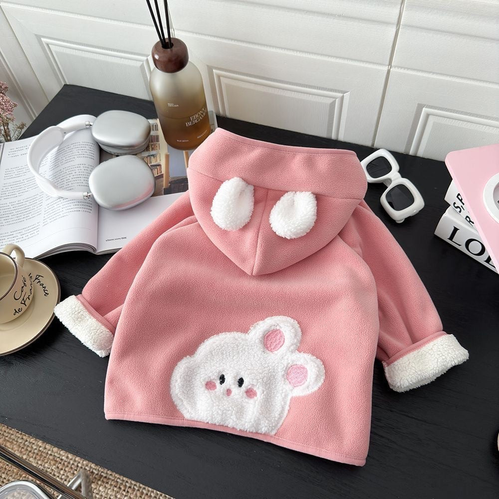 Casaco Infantil Pelúcia Bichinhos