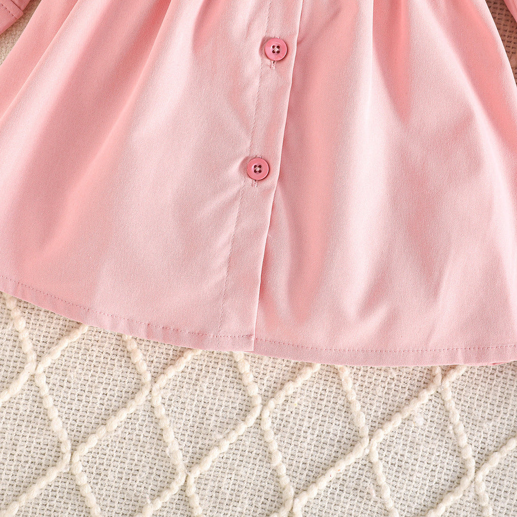 Conjunto Infantil Vestido + Colete Lacinhos