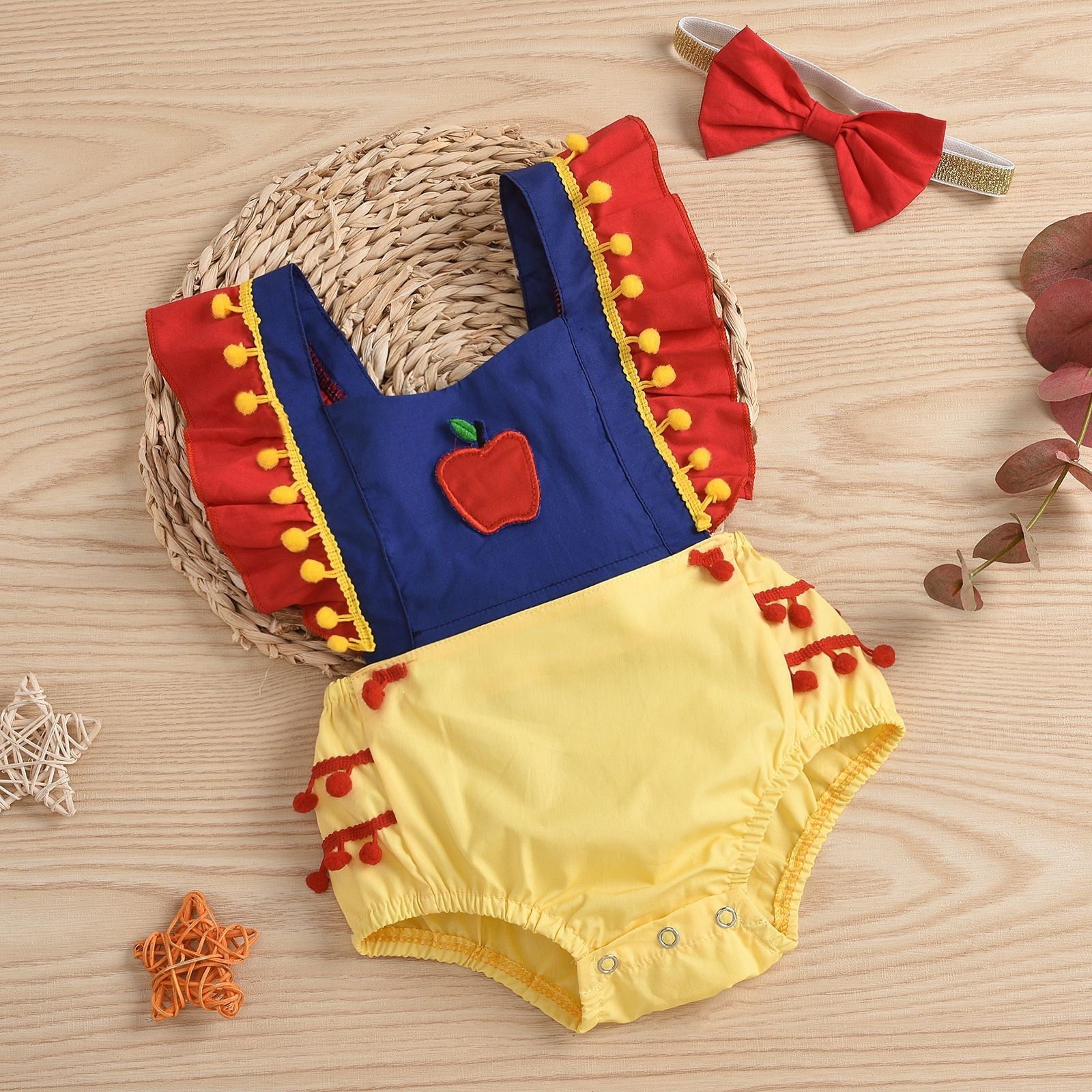 Body Infantil Feminino Princesa Maçã