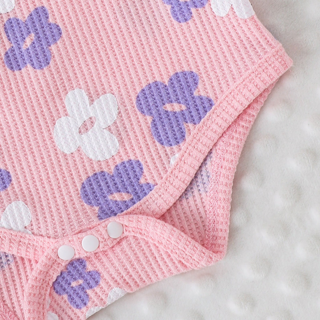 Conjunto Infantil Flores Verão