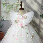 Vestido Infantil de Festa Flores