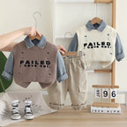 Conjunto 3 Peças Colete e Jeans