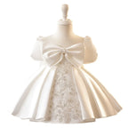 Vestido de Festa Laço e Flores