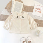 Vestido + Camisa Infantil Bordada Florzinhas