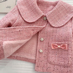 Conjunto Infantil Tweed Love Lacinho
