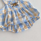 Body Infantil Xadrez Ursinho