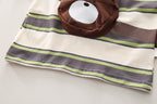 Conjunto Infantil Listras Ursinho