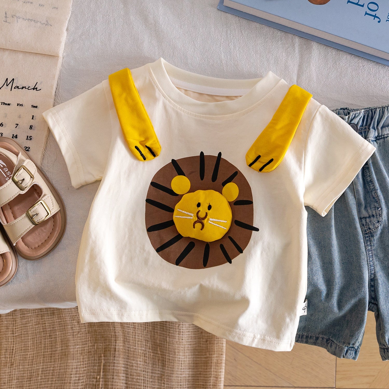 Camiseta Infantil Cores Bichinhos