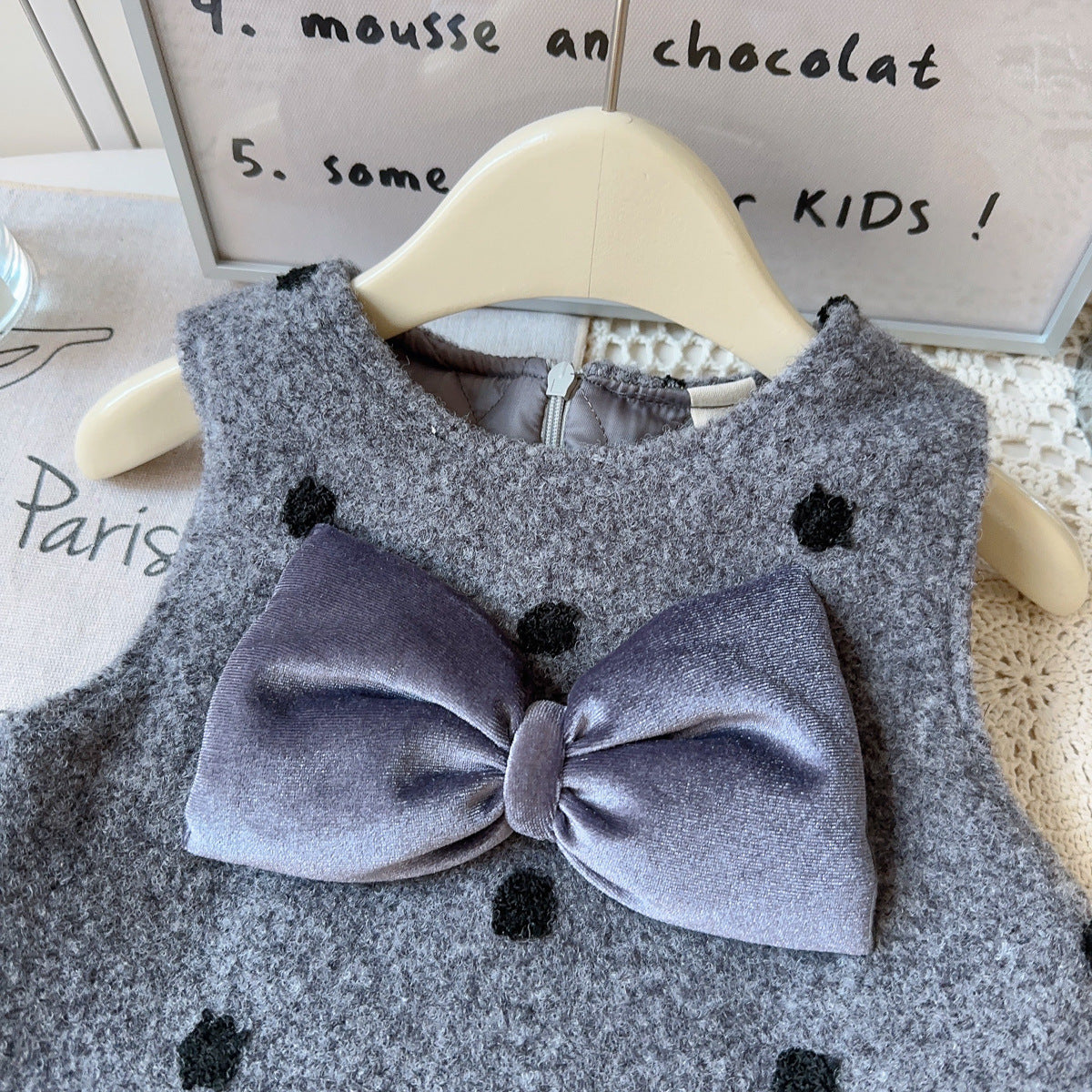 Vestido + Blusa Infantil Lacinho
