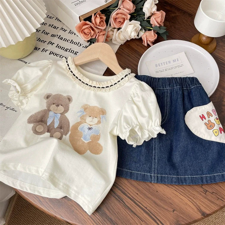 Conjunto Infantil Ursinhos e Jeans