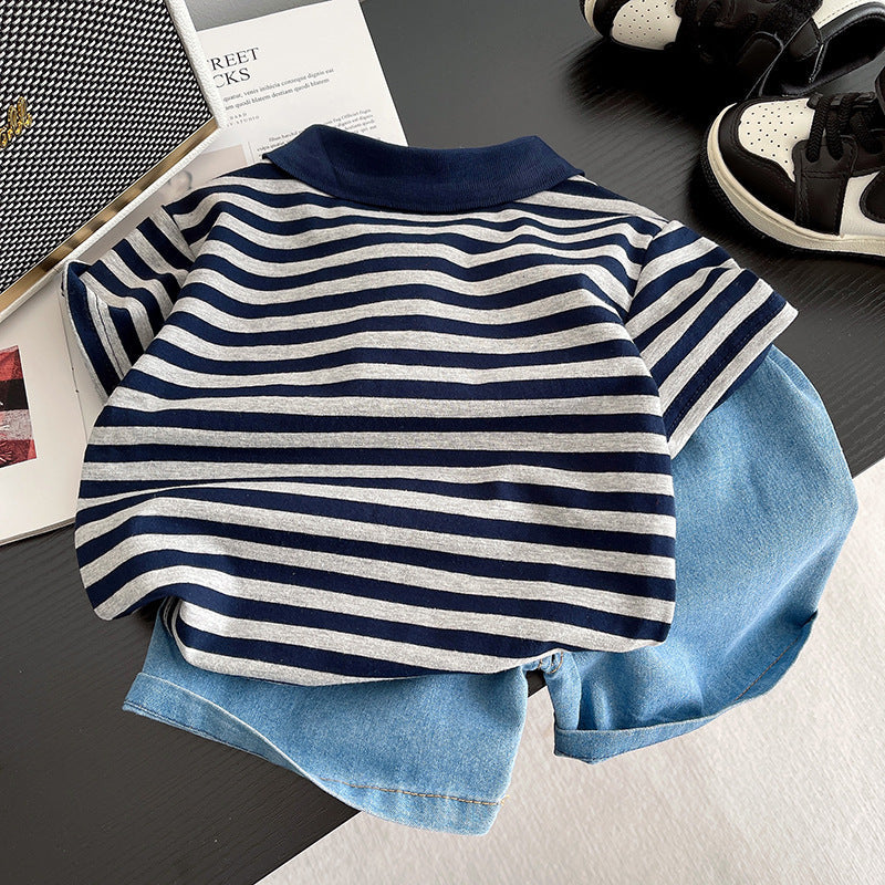 Conjunto Infantil Lístras Ursinho e Jeans