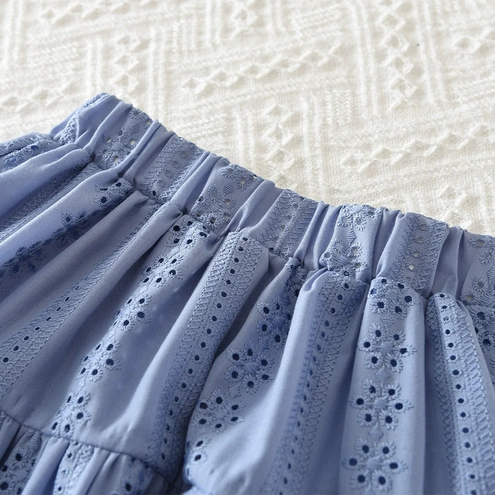 Conjunto Infantil Bordado Florzinhas