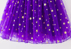 Vestido Infantil de Tule Hallowen