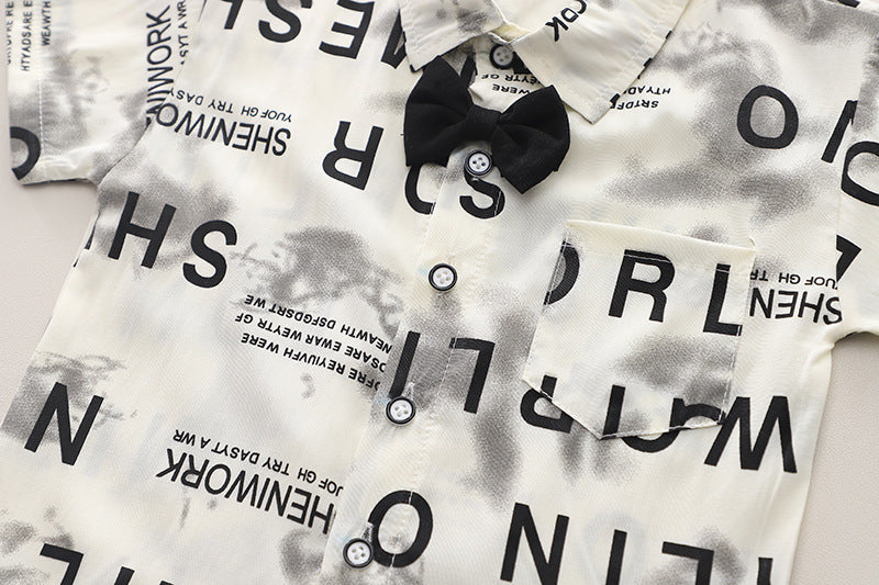 Conjunto Infantil Masculino Jardineira Letras