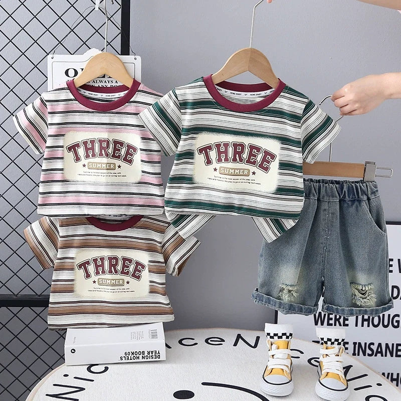 Conjunto Infantil Masculino Lístras THREE