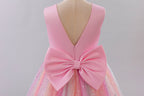 Vestido Infantil de Festa Longo Flores