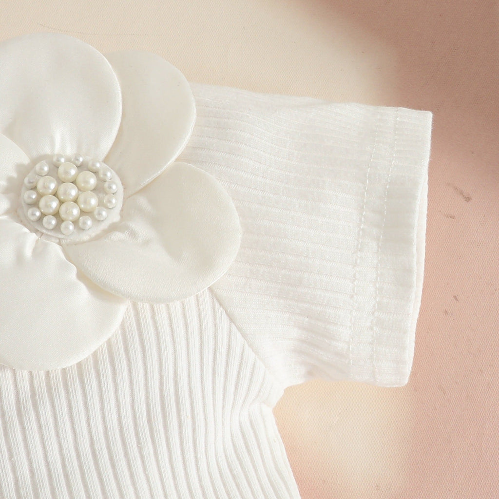 Conjunto Infantil Feminino Flores Botõeszinhos