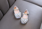 Sapato Infantil Feminino Strass Borboleta