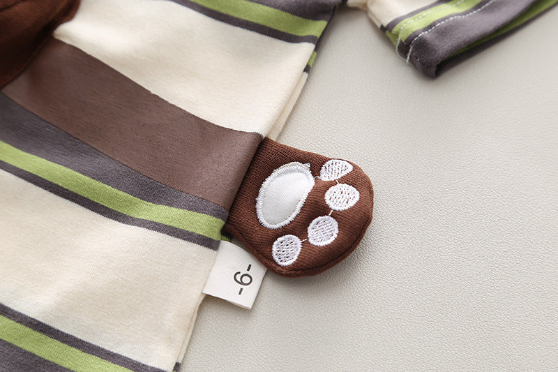Conjunto Infantil Listras Ursinho