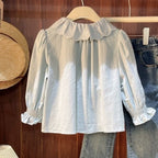 Conjunto Infantil 3 Peças Colete e  Jeans