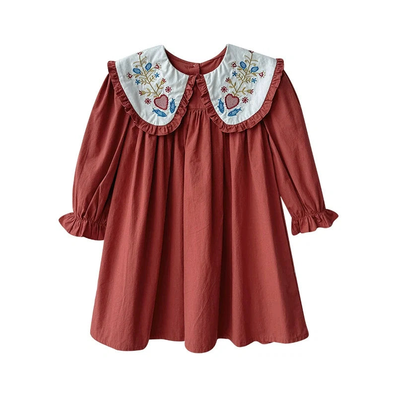 Vestido Infantil Golinha Bordada