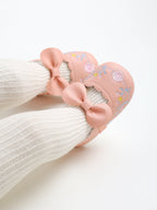 Sapato Infantil Floral Lacinho