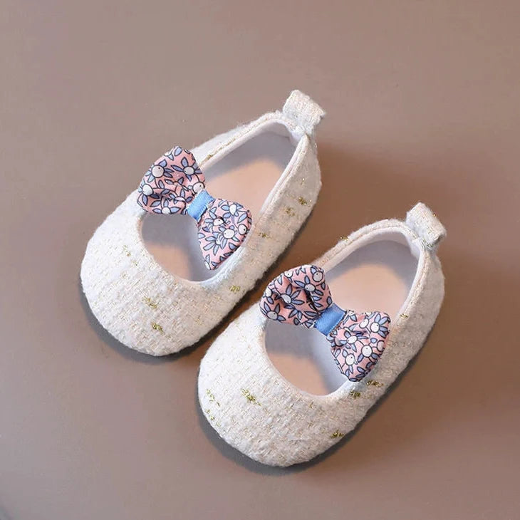 Sapato Infantil  Tweed Lacinho