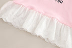 Conjunto Infantil 3 Peças Jeans Lacinhos