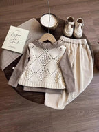 Conjunto Infantil Feminino Colete 3 Peças