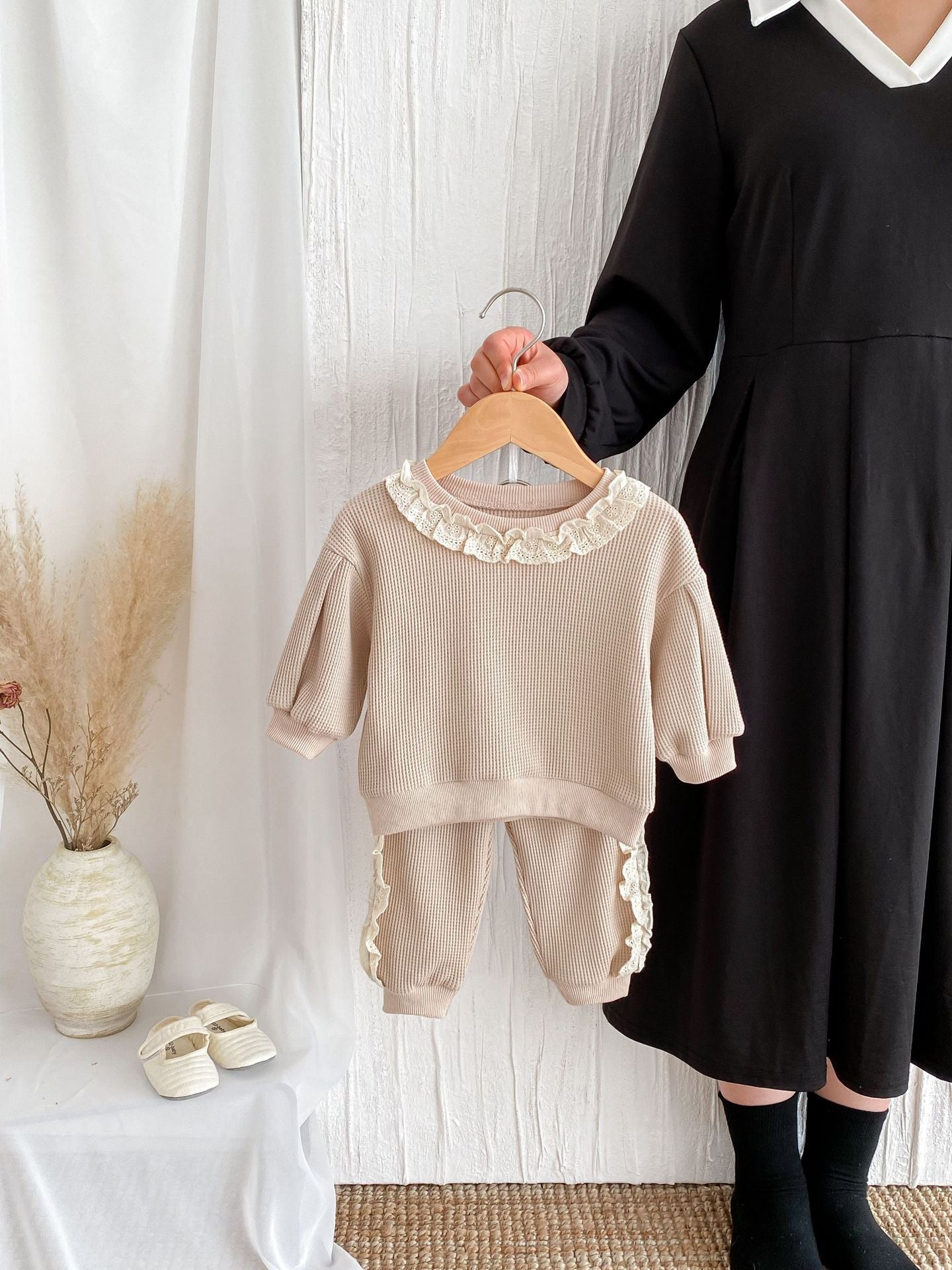 Conjunto Infantil Feminino com Rendinha