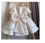 Vestido Infantil Pérolas Lacinho