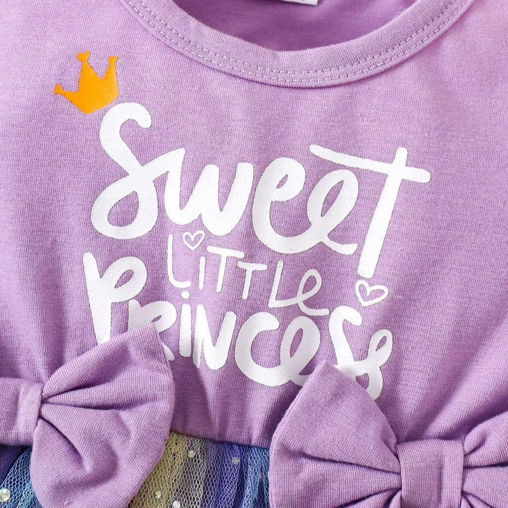 Vestido Infantil Princesinha Tule Colorido