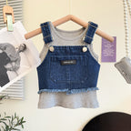 Conjunto Infantil Feminino 3 Peças e Jeans