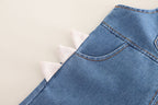 Jardineira Infantil Jeans com Camisa