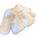 Casaco Infantil de Plush Pérolas