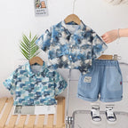 Conjunto Infantil Masculino Camisa e Jeans