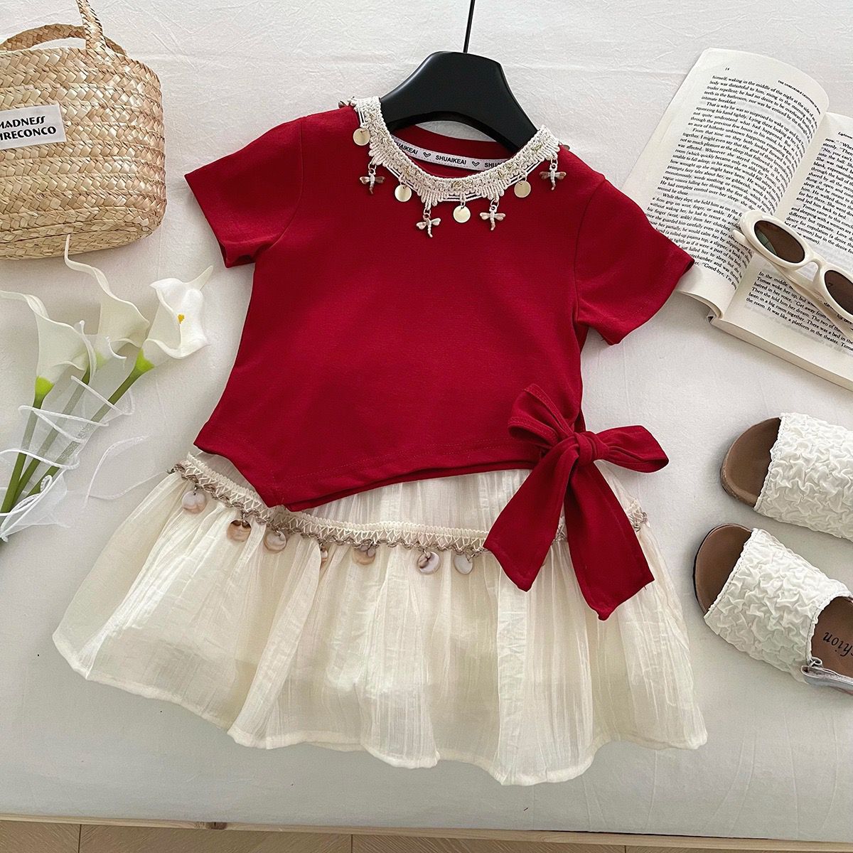 Conjunto Infantil Feminino Pingentes